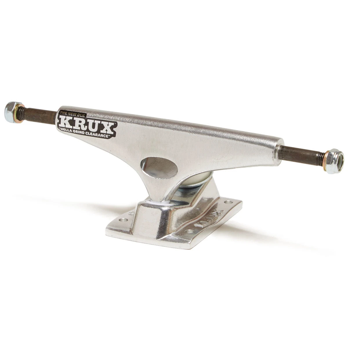 Krux K5 Polished DLK Skateboard Trucks - Silver - 7.60" Krux K5 Polished DLK Skateboard Trucks - Silver - 7.60" -Sports Ski Shop 193172207701 1