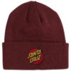Santa Cruz Classic Dot Long Shoreman Beanie - Maroon 1 Santa Cruz Classic Dot Long Shoreman Beanie - Maroon -Sports Ski Shop 193172360956 1