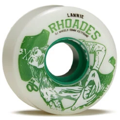 OJ Lannie Rhoades Oside Pirate 2 Keyframe 87a Skateboard Wheels - White - 56mm