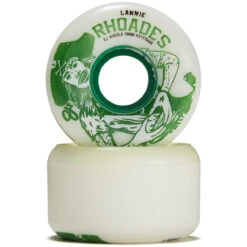OJ Lannie Rhoades Oside Pirate 2 Keyframe 87a Skateboard Wheels - White - 56mm -Sports Ski Shop 193172380336 3