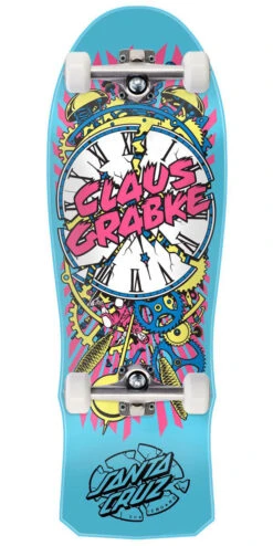 Santa Cruz Grabke Exploding Clocks Reissue Skateboard Complete - 10.00"