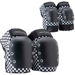Pro-Tec Street Knee/Elbow Open Back Set Of Pads - Checker