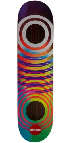 Almost Max Gradient Rings Impact Skateboard Deck - 8.00"