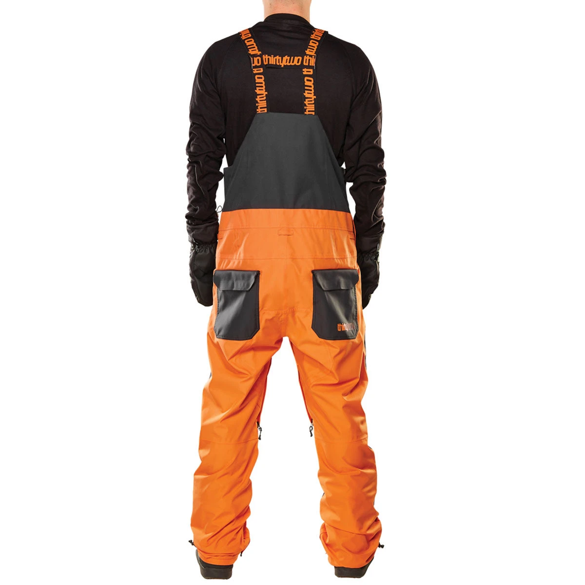Thirty Two Basement Bib 2023 Snowboard Pants - Orange Thirty Two Basement Bib 2023 Snowboard Pants - Orange -Sports Ski Shop 194691276001 2