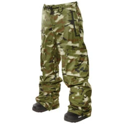 Thirty Two Blahzay Cargo Snowboard Pants - Camo -Sports Ski Shop 194691276704 3