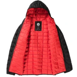 Volcom Puff Puff Give Snowboard Jacket - New Black 4 Volcom Puff Puff Give Snowboard Jacket - New Black -Sports Ski Shop 196134088196 3