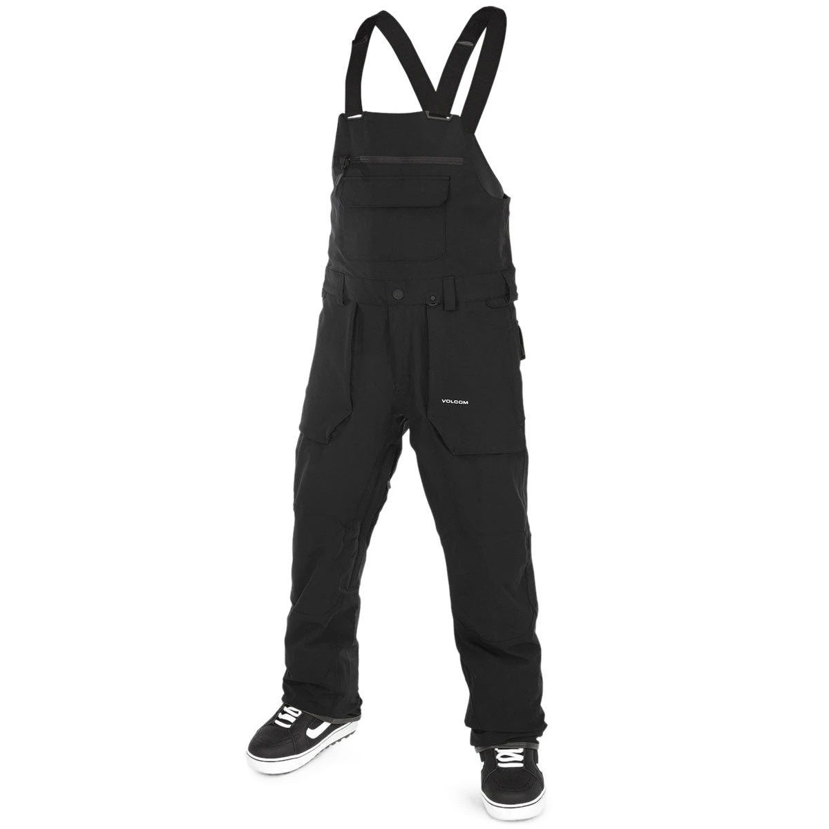 Volcom Roan Bib Overall Snowboard Pants - Black Volcom Roan Bib Overall Snowboard Pants - Black -Sports Ski Shop 196134091318 1