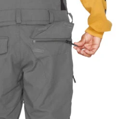 Volcom Roan Bib Overall Snowboard Pants - Dark Grey -Sports Ski Shop 196134091400 4