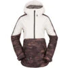 Volcom Womens Mirror Pullover Snowboard Jacket - Dusk Camo -Sports Ski Shop 196134094227 1