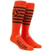 Volcom Kootney Snowboard Socks - Orange Shock - LG/XL -Sports Ski Shop 196134126904 1