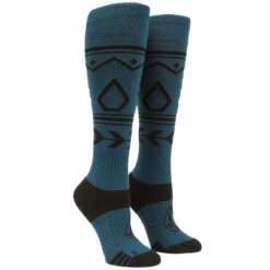 Volcom Womens Ttt Snowboard Socks - Storm Blue - XS/SM