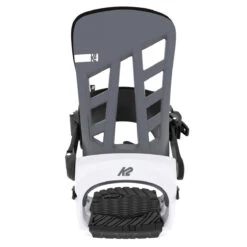K2 Indy 2024 Snowboard Bindings - Grey/White -Sports Ski Shop 196222114264 4