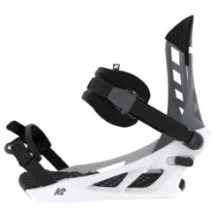 K2 Indy 2024 Snowboard Bindings - Grey/White -Sports Ski Shop 196222114264 5