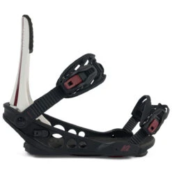 K2 Womens Meridian 2024 Snowboard Bindings - Black/White -Sports Ski Shop 196222123594 3