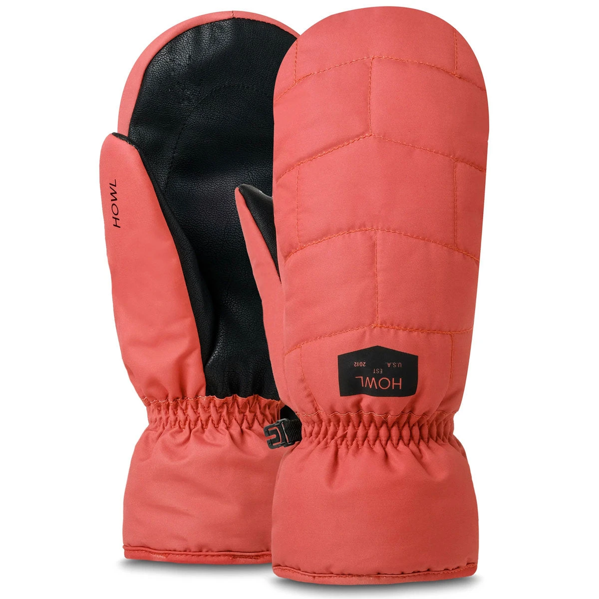 Howl Daily Mitt Snowboard Gloves - Faded Red Howl Daily Mitt Snowboard Gloves - Faded Red -Sports Ski Shop 632138411269 1