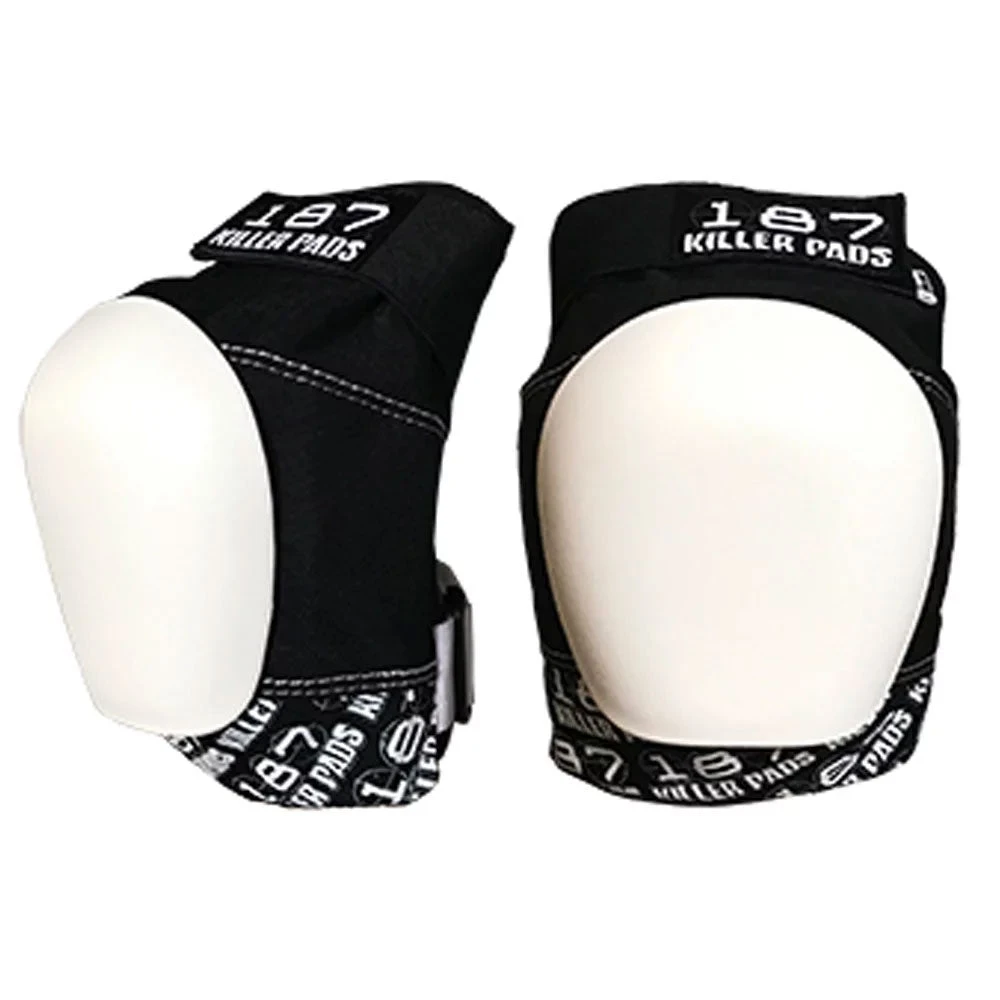 187 Pro Knee Pads - Black/White 187 Pro Knee Pads - Black/White -Sports Ski Shop 682821775109 1 1