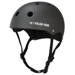 187 Pro Skate With Sweatsaver Liner Helmet - Matte Charcoal