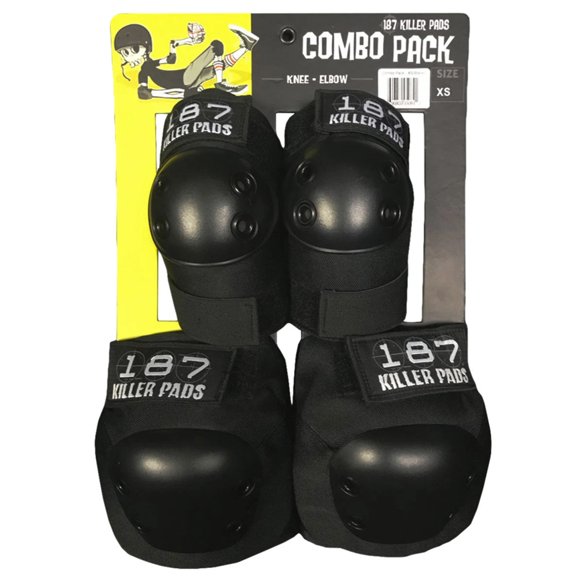 187 Combo Pack Pads - Black 187 Combo Pack Pads - Black -Sports Ski Shop 696859950803 1