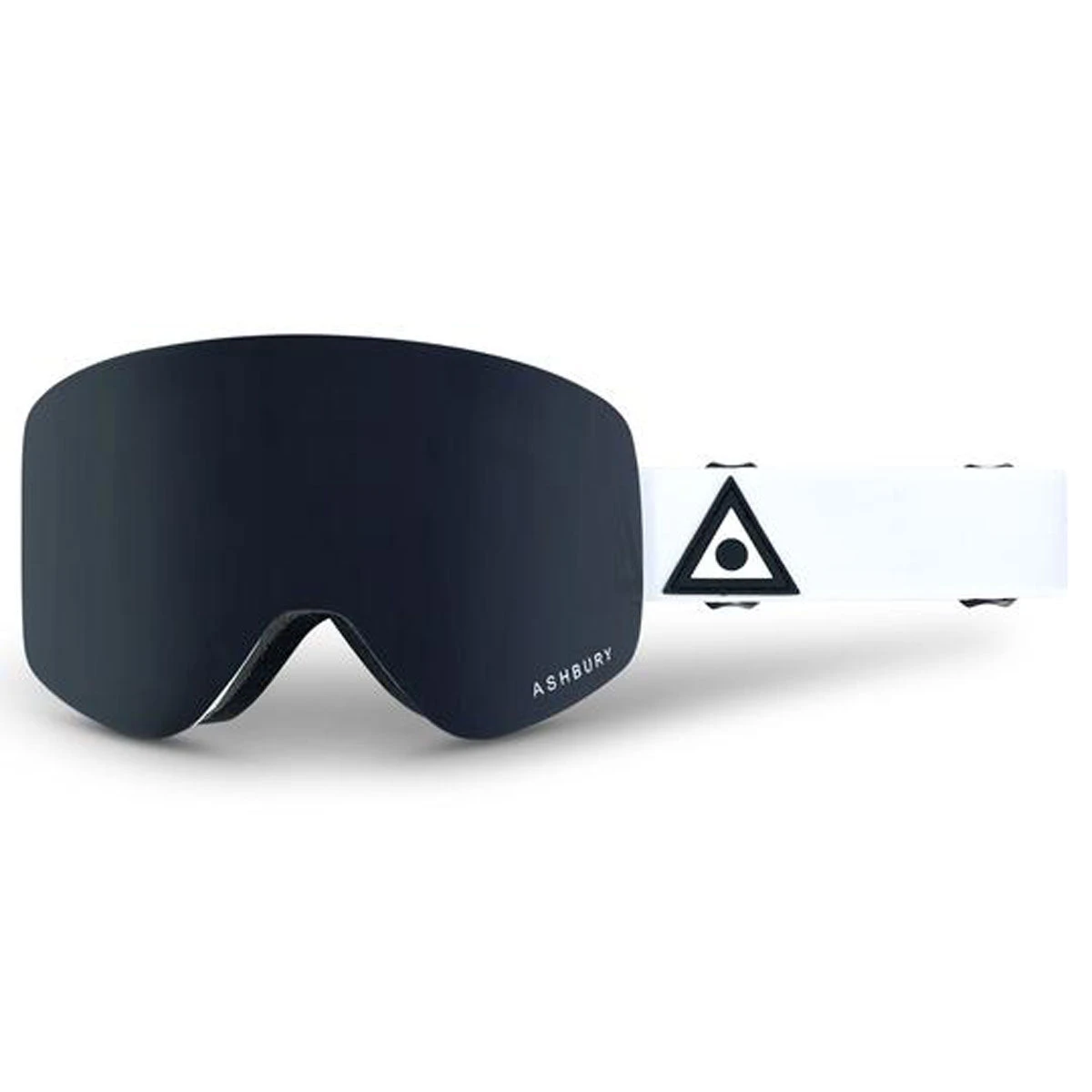 Ashbury Sonic White Triangle Snowboard Goggles - Dark Smoke/Yellow Spare Ashbury Sonic White Triangle Snowboard Goggles - Dark Smoke/Yellow Spare -Sports Ski Shop 729920639038 1