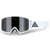 Ashbury Arrow White Triangle Snowboard Goggles - Silver Mirror/Yellow Spare -Sports Ski Shop 729920639113 1