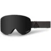 Ashbury Sonic Triangle Snowboard Goggles - Charcoal Triangle/Dark Smoke/Yellow Spare -Sports Ski Shop 729920639878 1