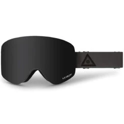 Ashbury Sonic Triangle Snowboard Goggles - Charcoal Triangle/Dark Smoke/Yellow Spare