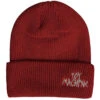 Toy Machine Tape Logo Beanie - Maroon -Sports Ski Shop 827059400304 1
