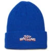 Toy Machine Hirotext Dock Beanie - Blue 1 Toy Machine Hirotext Dock Beanie - Blue -Sports Ski Shop 827059416053 1