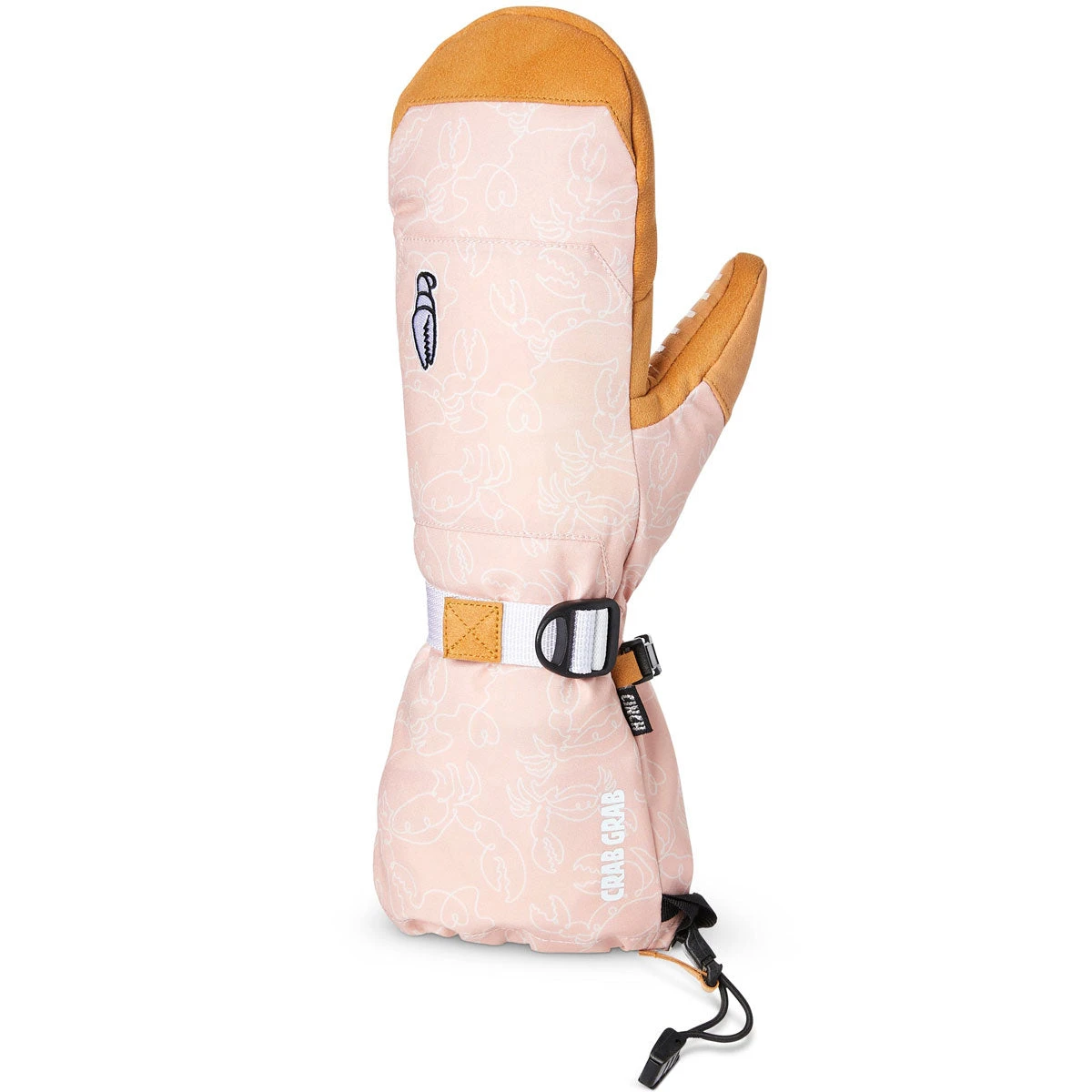 Crab Grab Womens Cinch Mitt Snowboard Gloves - Crab Doodle Pink Crab Grab Womens Cinch Mitt Snowboard Gloves - Crab Doodle Pink -Sports Ski Shop 840223803633 1