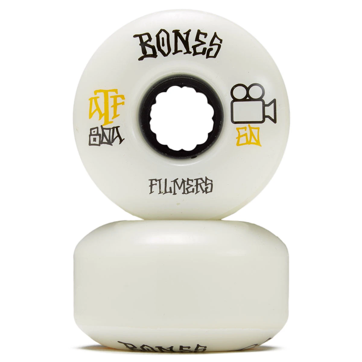 Bones Filmers 80a Skateboard Wheels - 60mm Bones Filmers 80a Skateboard Wheels - 60mm -Sports Ski Shop 842357151307 2