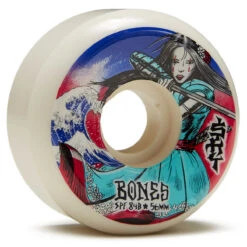 Bones Sky Brown Warrior 84B P5 Sidecut Skateboard Wheels - 56mm