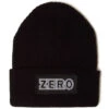 Zero Bold Patch Beanie - Black -Sports Ski Shop 847418025825 1