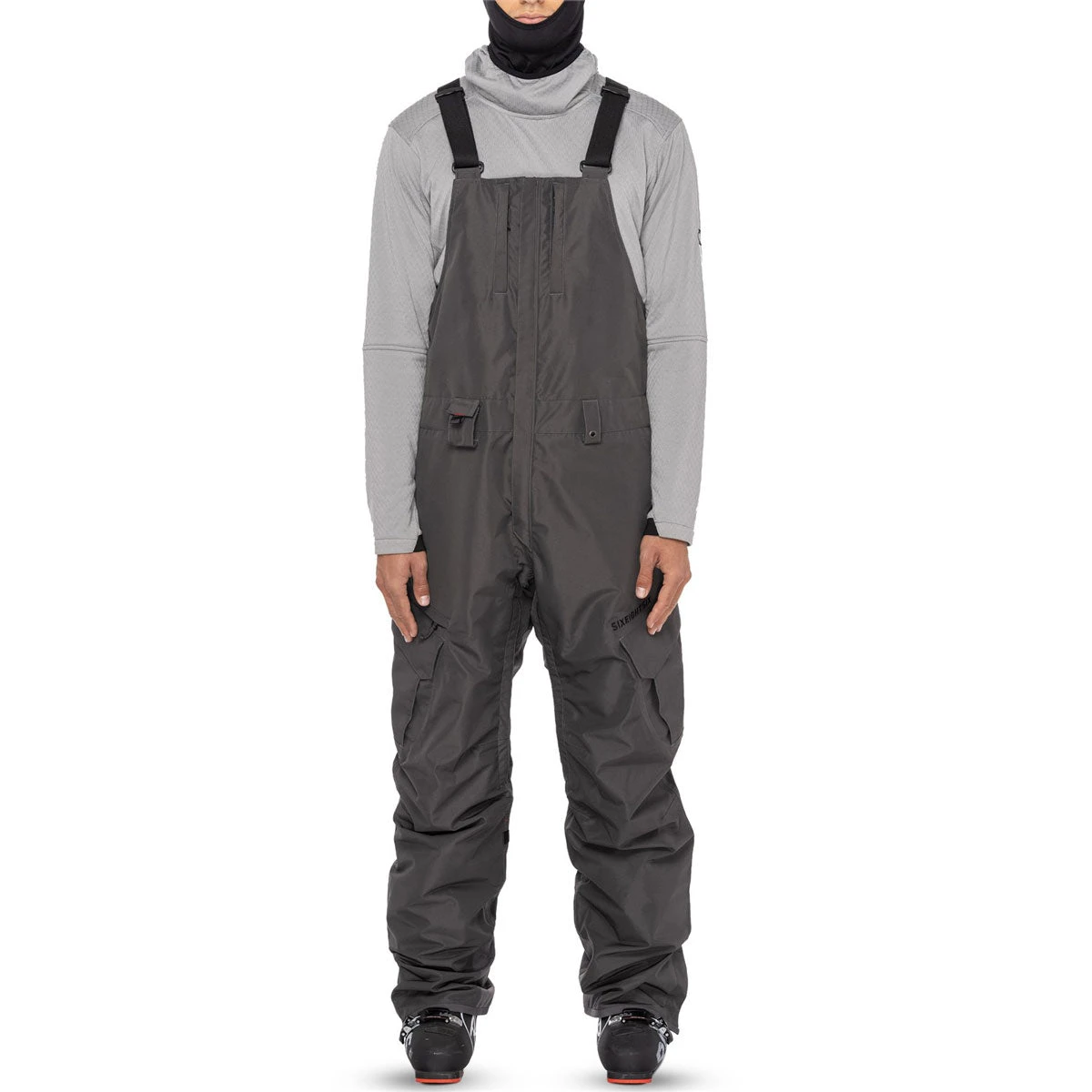 686 Smarty 3-In-1 Cargo Bib Snowboard Pants - Charcoal 686 Smarty 3-In-1 Cargo Bib Snowboard Pants - Charcoal -Sports Ski Shop 883510527355 1