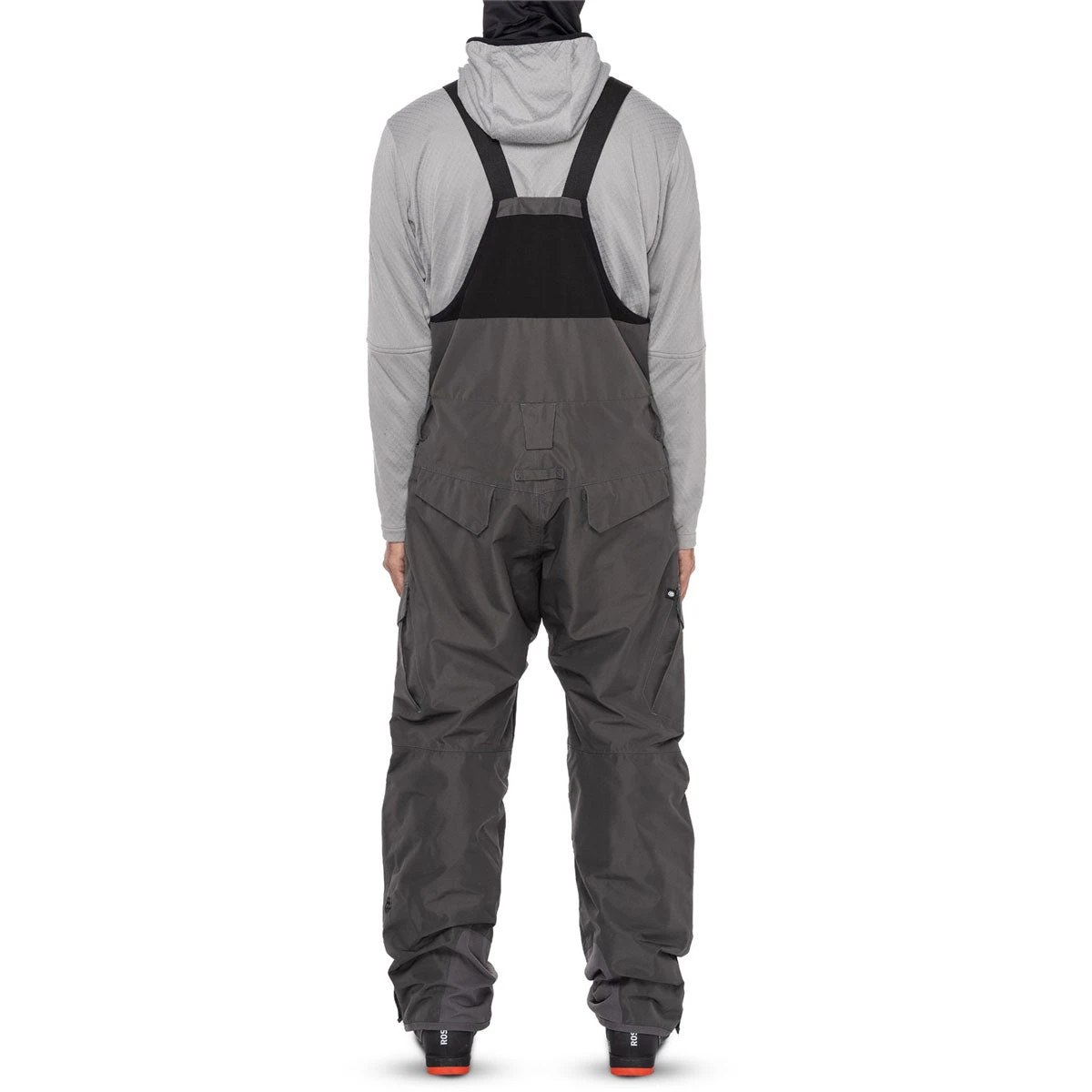 686 Smarty 3-In-1 Cargo Bib Snowboard Pants - Charcoal 686 Smarty 3-In-1 Cargo Bib Snowboard Pants - Charcoal -Sports Ski Shop 883510527355 2