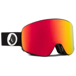 Volcom Odyssey Snowboard Goggles - Gloss Black/Red Chrome -Sports Ski Shop 884932380306 3