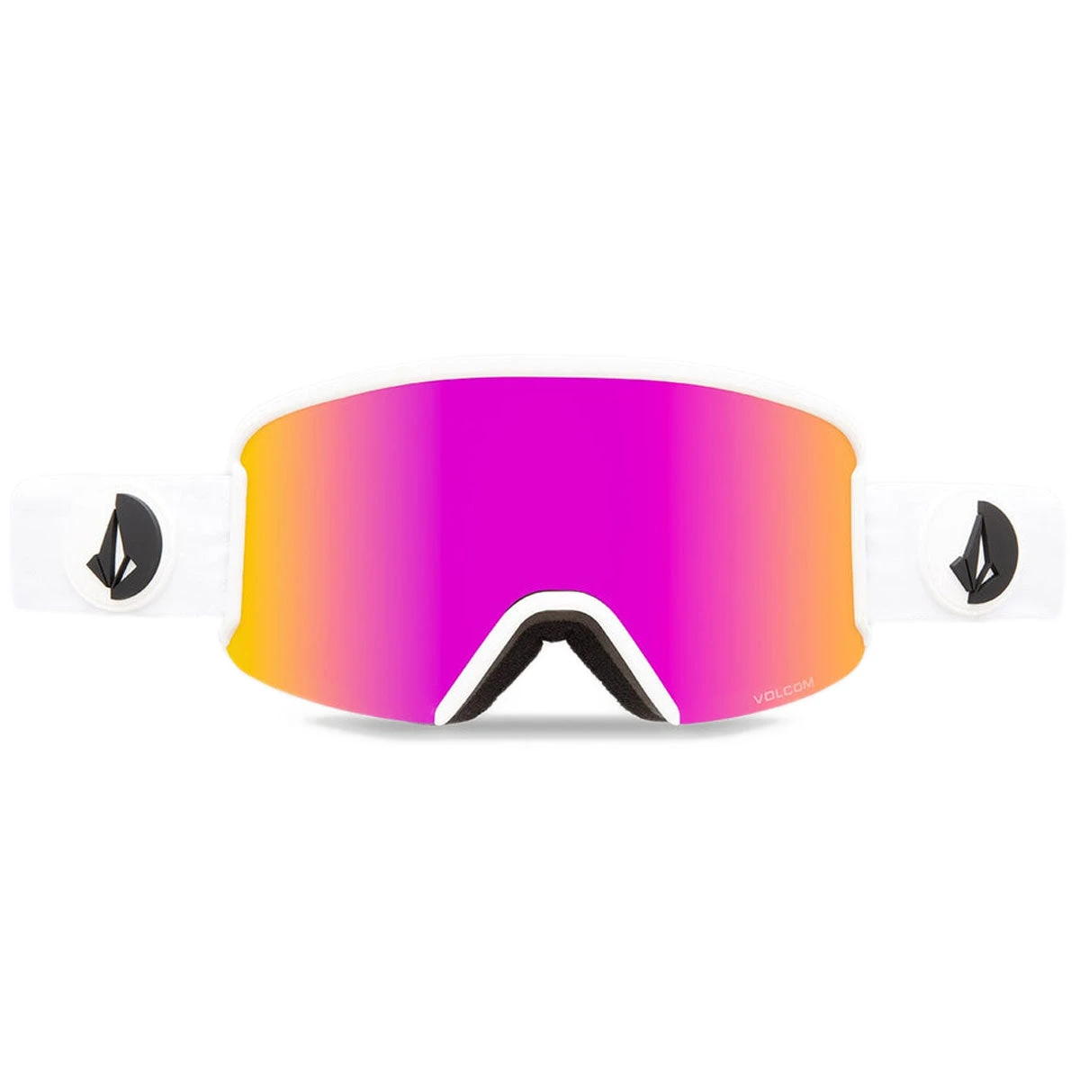 Volcom Garden Snowboard Goggles - Matte White/Pink Chrome Volcom Garden Snowboard Goggles - Matte White/Pink Chrome -Sports Ski Shop 884932381334 1