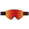 Electric Kleveland II Snowboard Goggles - Matte Speckled Black/Auburn Red