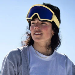 Electric Hex Snowboard Goggles - Matte Pollen/Blue Chrome -Sports Ski Shop 884932387039 3