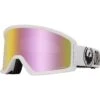 Dragon DX3 OTG Snowboard Goggles - White/Lumalens Pink Ion -Sports Ski Shop 886895396561 1