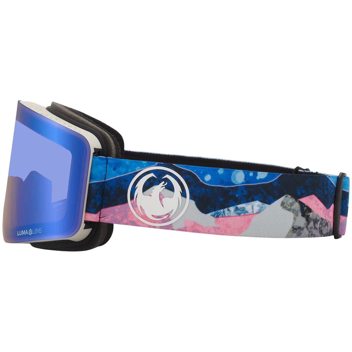 Dragon R1 Otg Snowboard Goggles - Mountain Bliss/Lumalens Flash Blue Dragon R1 Otg Snowboard Goggles - Mountain Bliss/Lumalens Flash Blue -Sports Ski Shop 886895547406 2