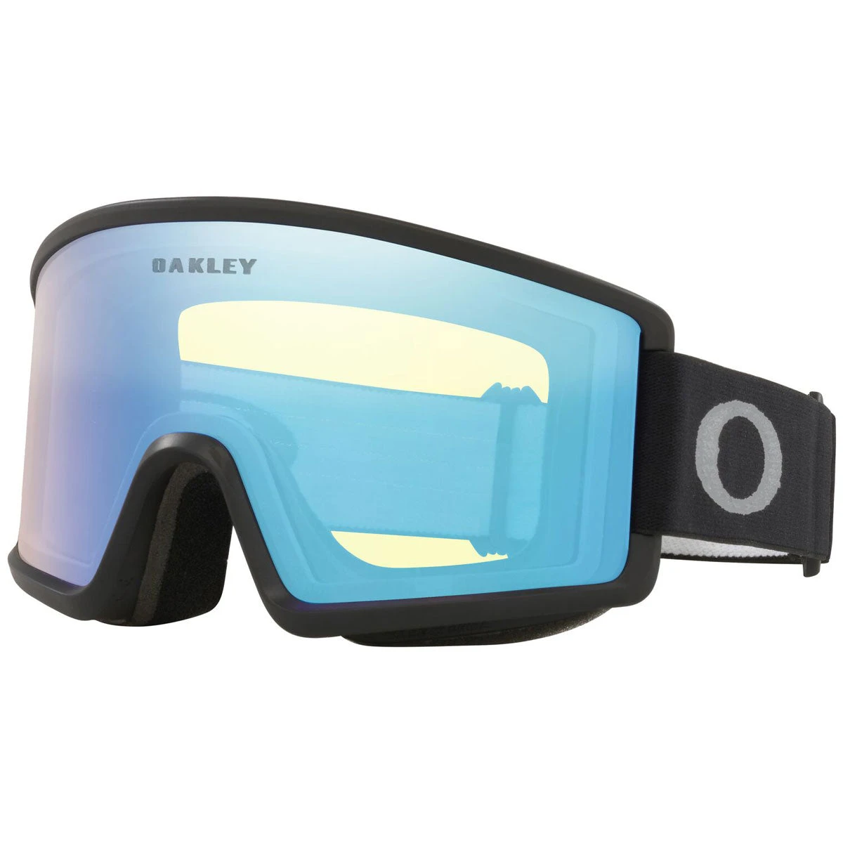 Oakley Target Line L Snowboard Goggles - Black/White/Yellow/Dark Grey Oakley Target Line L Snowboard Goggles - Black/White/Yellow/Dark Grey -Sports Ski Shop 888392596772 1
