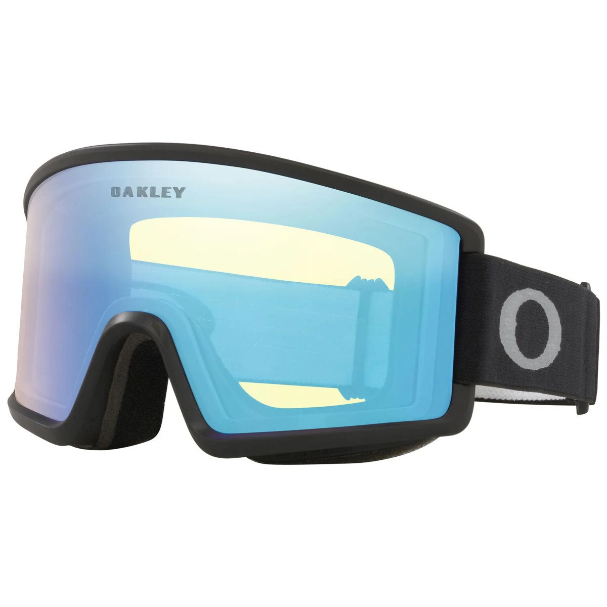 Oakley Target Line M Snowboard Goggles - Black/White/Yellow/Dark Grey Oakley Target Line M Snowboard Goggles - Black/White/Yellow/Dark Grey -Sports Ski Shop 888392596819 1