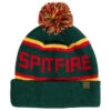 Spitfire Classic '87 Fill Pom Beanie - Dark Green/Gold/Red -Sports Ski Shop 888560285293 1