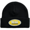 Real Oval Beanie - Black/Yellow 2 Real Oval Beanie - Black/Yellow -Sports Ski Shop 888560285705 1