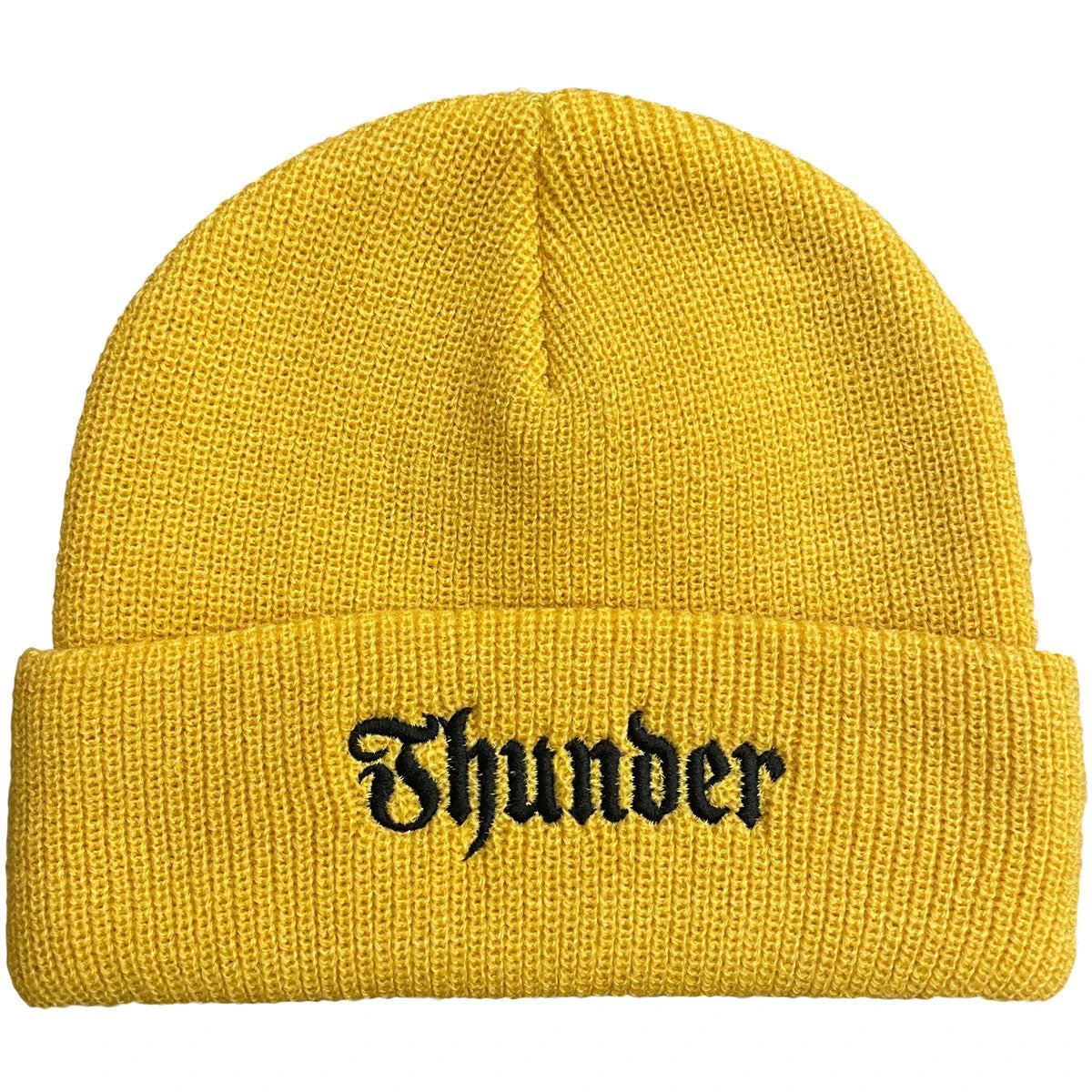 Thunder Script Beanie - Gold/Black Thunder Script Beanie - Gold/Black -Sports Ski Shop 888560285736 1
