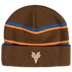 Venture Heritage Beanie - Brown/Orange/Blue