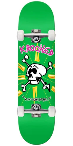 Krooked Style Skateboard Complete - Green - 8.12"