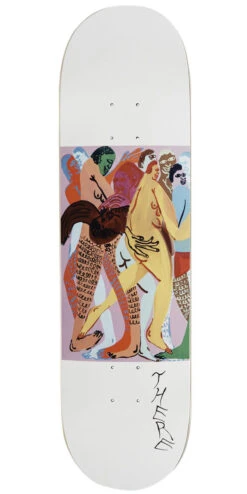 There Party Skateboard Deck - White - 8.38"