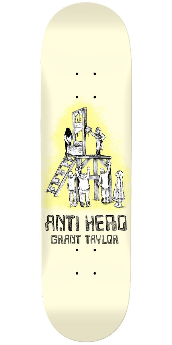 Anti-Hero Grant I Hate Computers Skateboard Deck - Cream - 8.25" Anti-Hero Grant I Hate Computers Skateboard Deck - Cream - 8.25" -Sports Ski Shop 888560304369 1