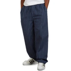 CCS Easy Twill Pants - Navy Pinstripe